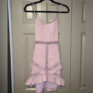 Lavender/pink summer mini dress